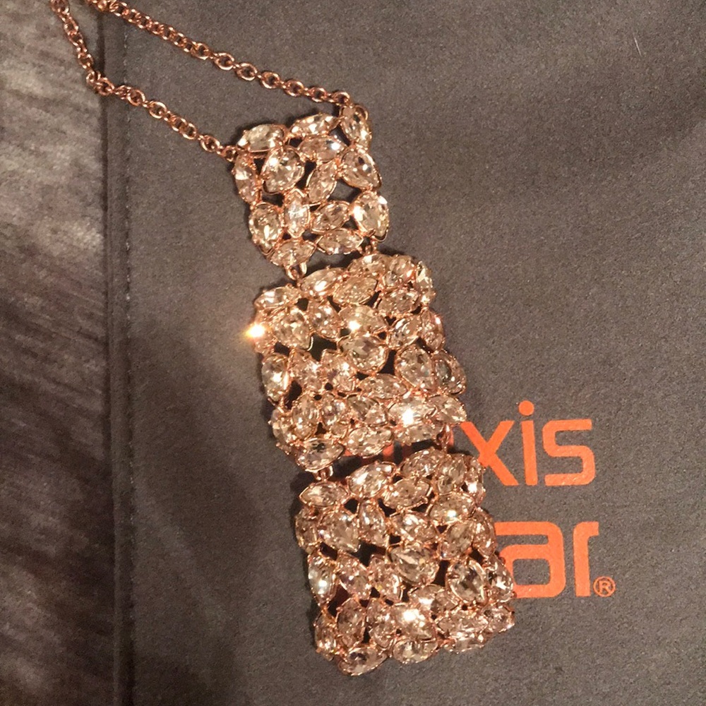 NWOT Alexis Bittar 20” long crystal necklace
